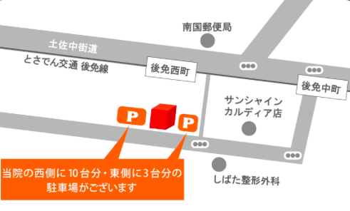 患者様用駐車場のご案内